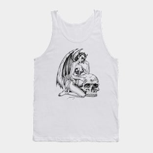 Devilgirl and Skull Tank Top